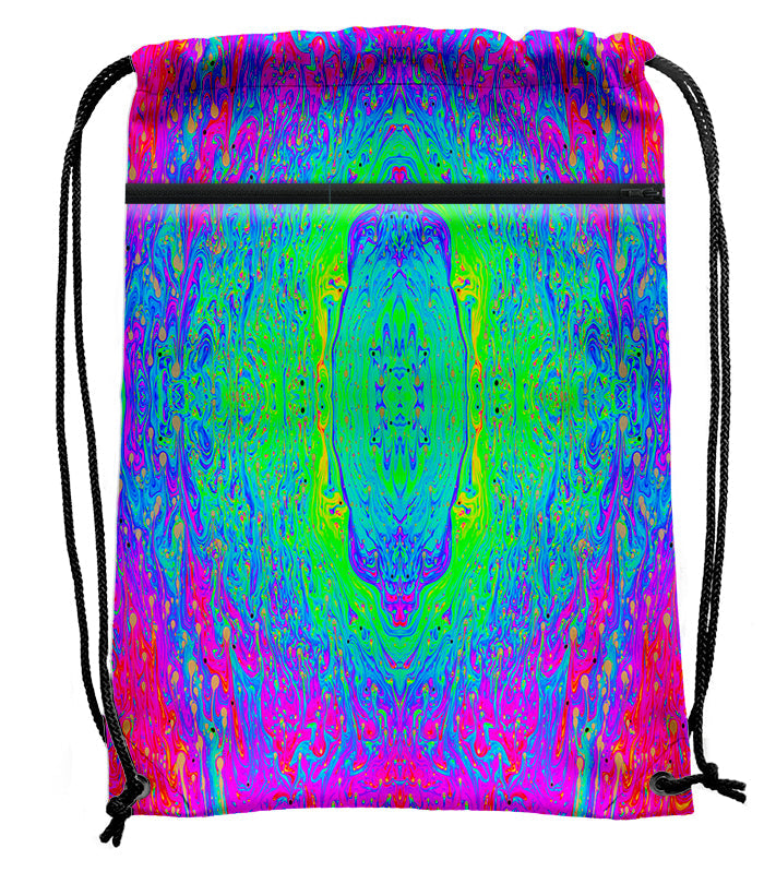 Psychedelic Paint - Drawstring Bag