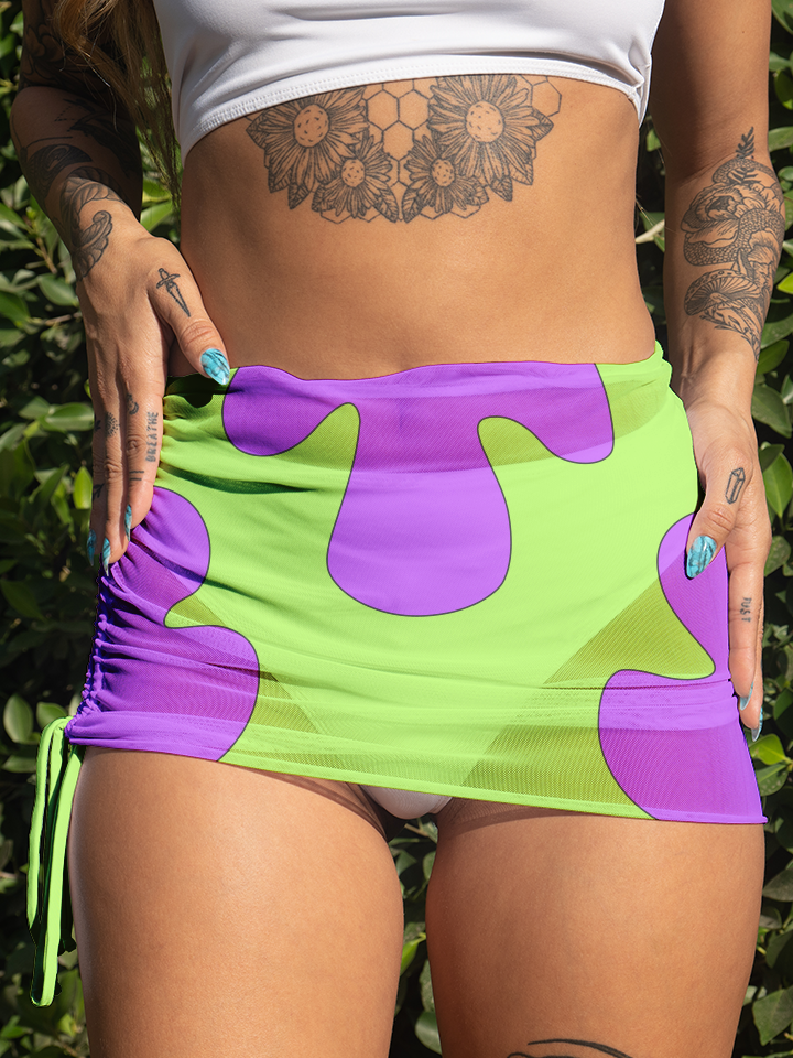 Patrick - Scrunch Mesh Skirt