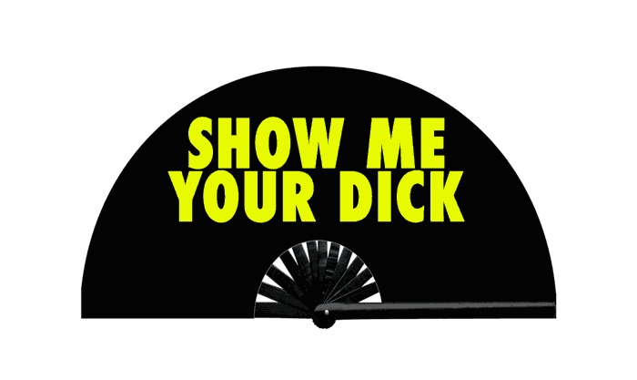 Show me your... Double-sided - Hand Fan