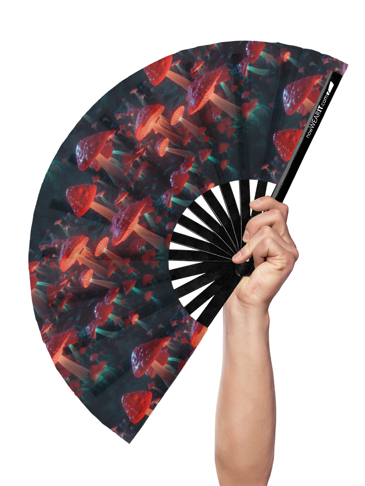 Shrooms - Hand Fan