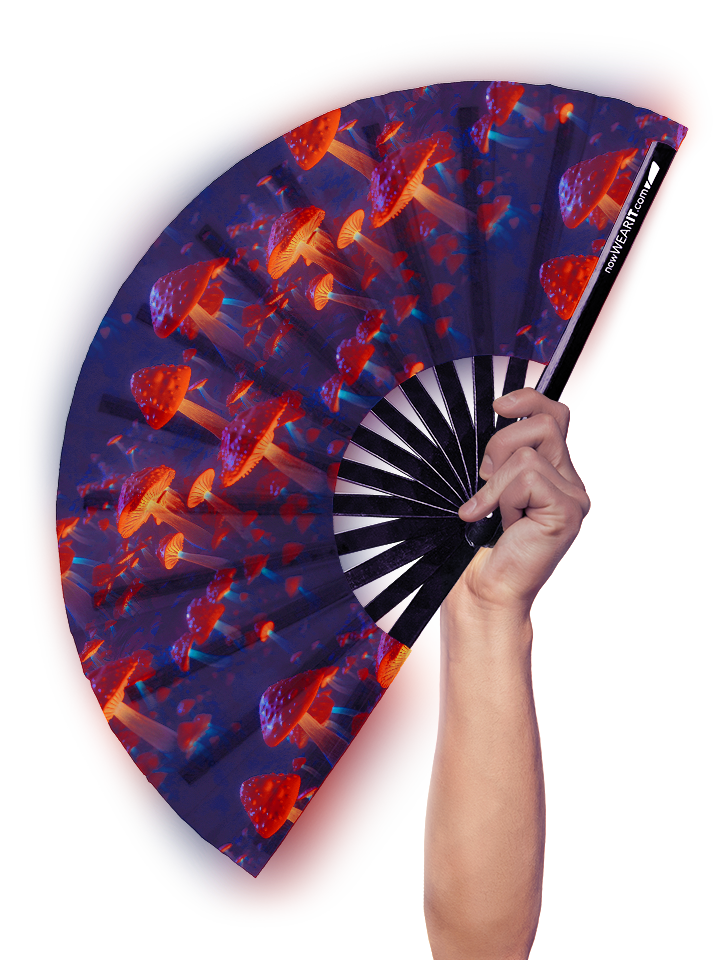 Shrooms - Hand Fan