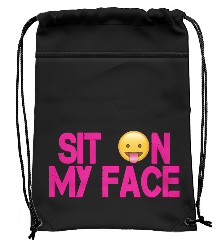 Sit On My Face - Drawstring Bag