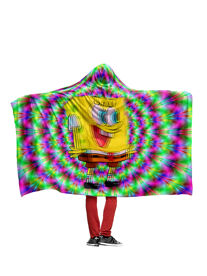 Spongebob Trippypants - Hoodie Blanket