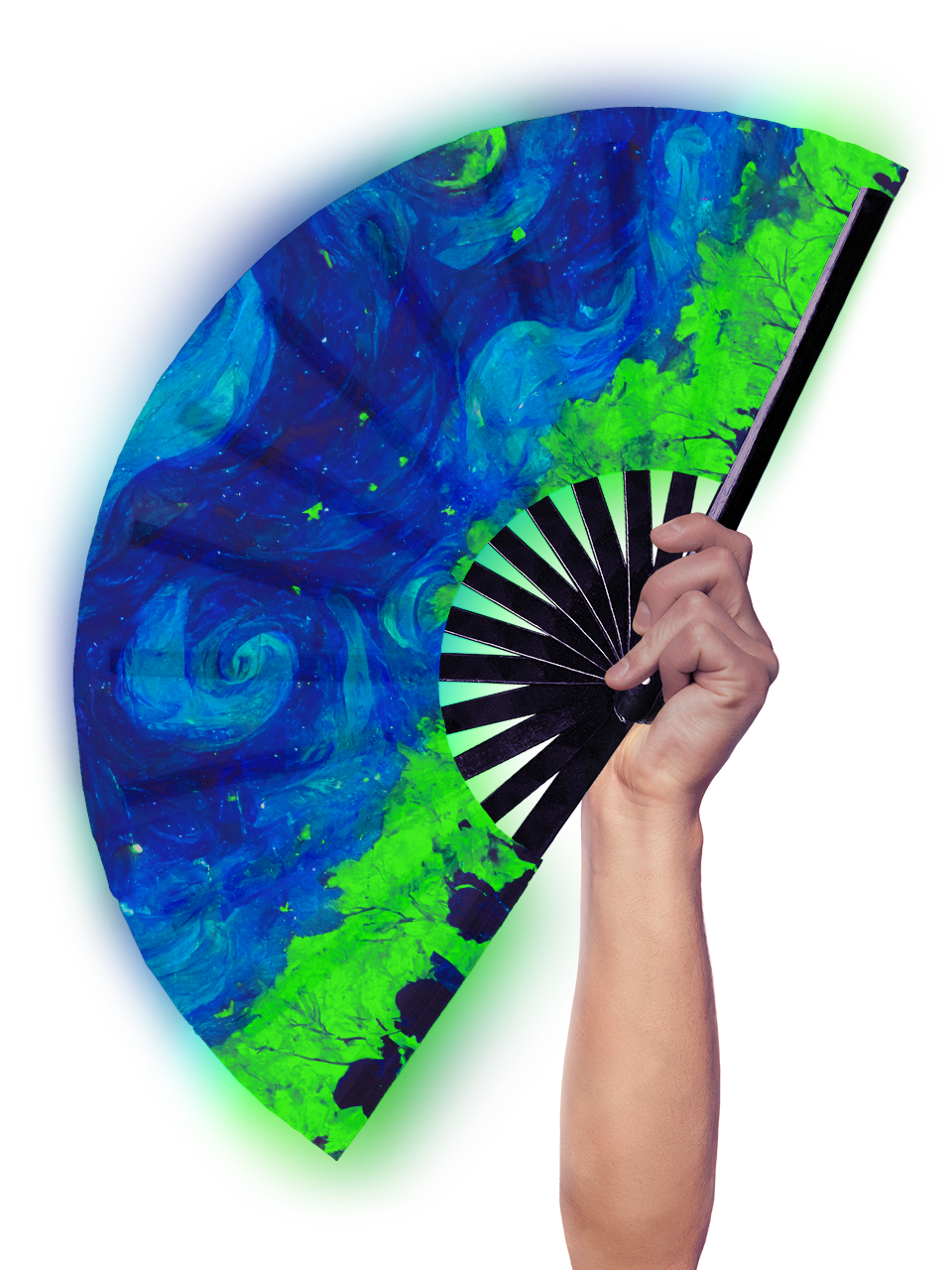 Starry Night - Hand Fan