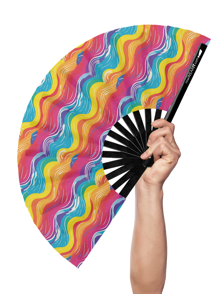 Summer Waves - Hand Fan