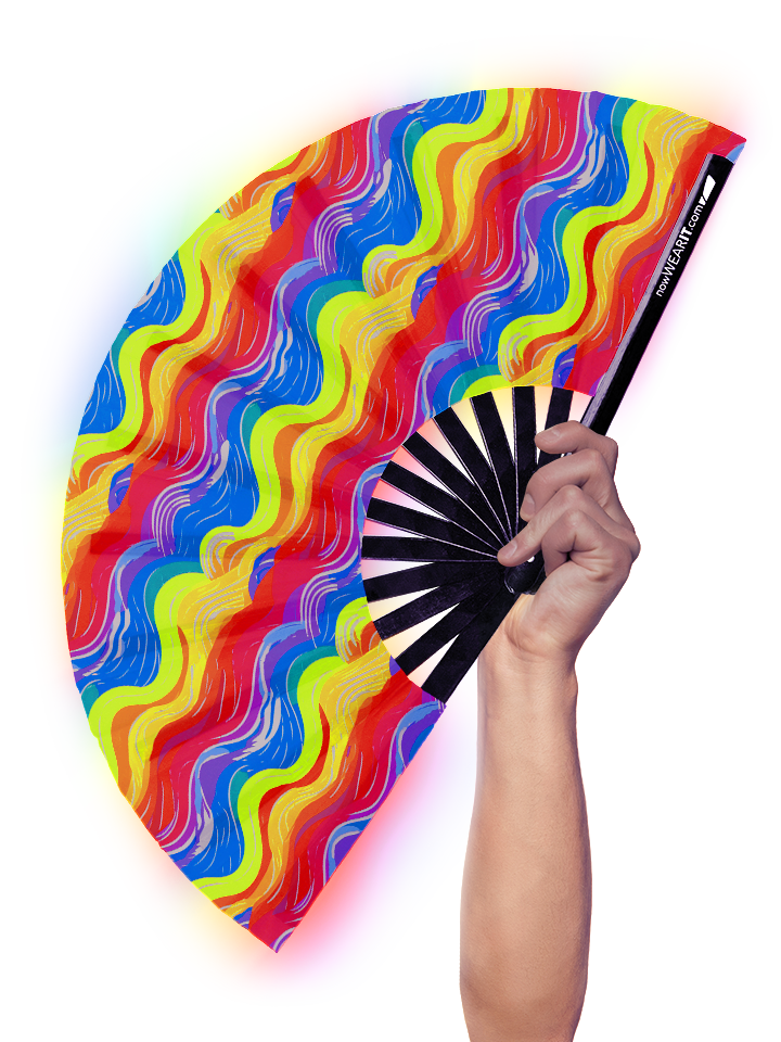 Summer Waves - Hand Fan
