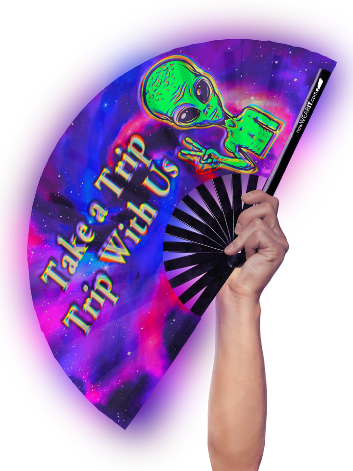 Take A Trip With Us - Hand Fan