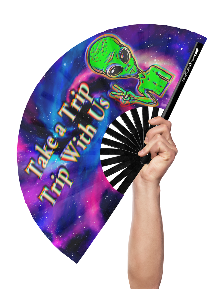 Take A Trip With Us - Hand Fan