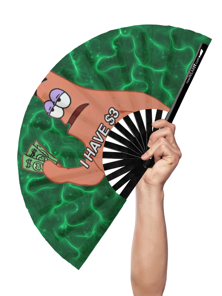 Patrick $3 - Hand Fan