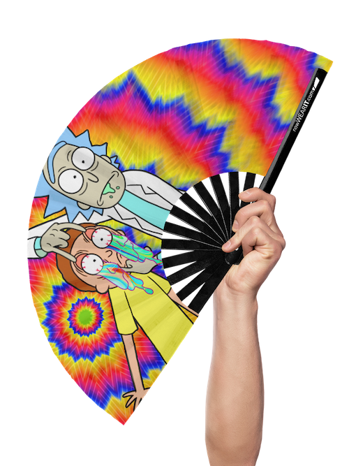 Open Your Eyes Morty - Hand Fan