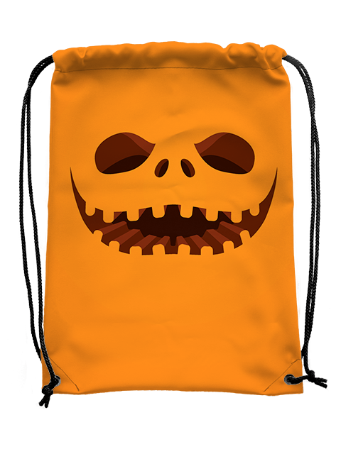 Pumpkin Face - Drawstring Bag