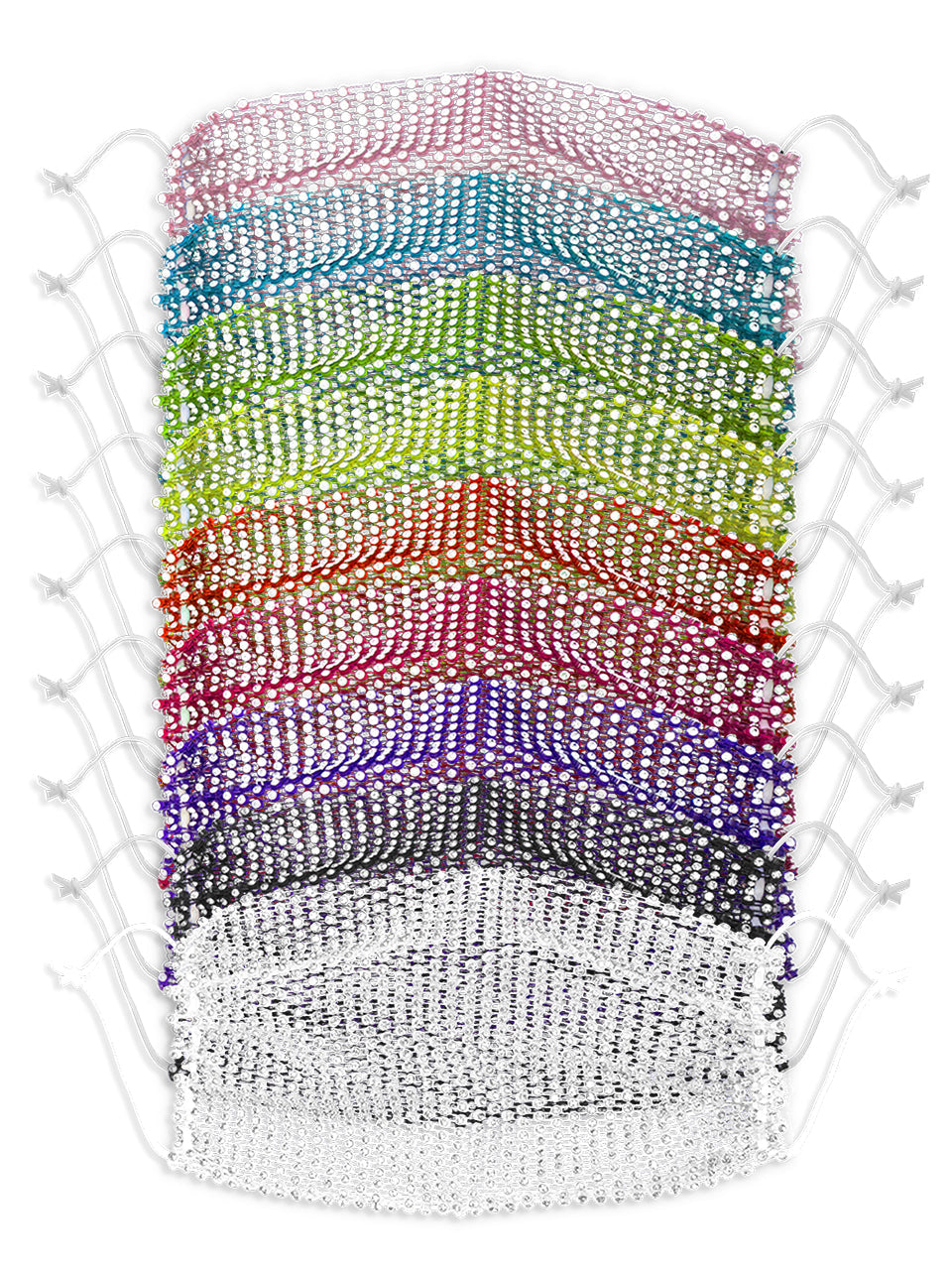 Rhinestone Face Cover