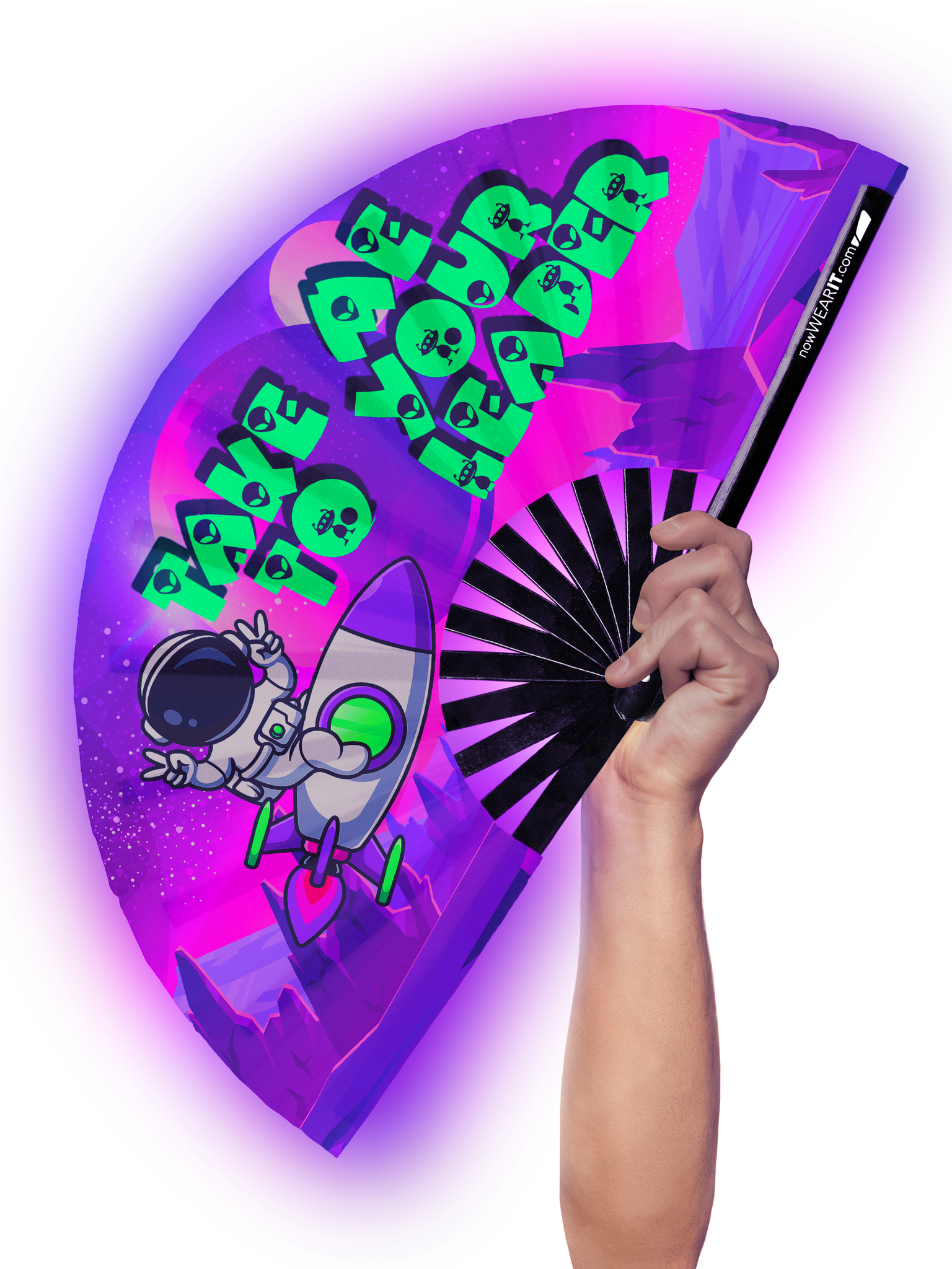 Take Me To Your Leader - Hand Fan