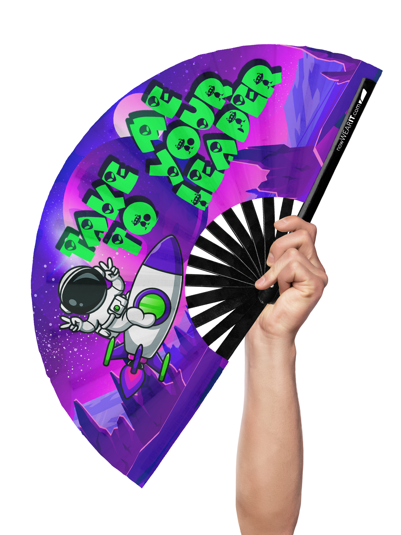 Take Me To Your Leader - Hand Fan